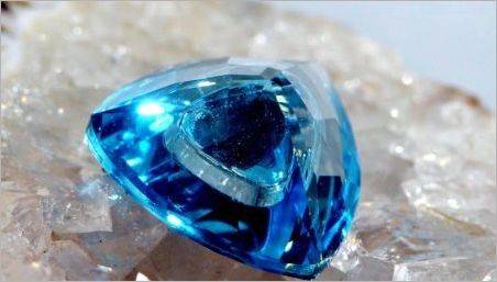 Albastru Topaz: Tipuri de piatră, proprietăți și domenii de utilizare