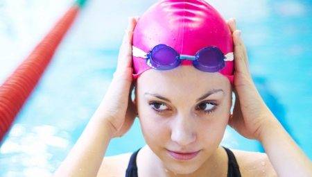 Palarii pentru femei pentru piscina: descriere, tipuri, reguli de alegere