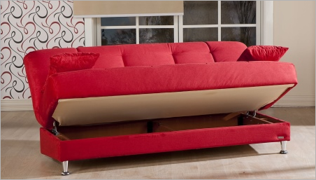 Cum de a alege o canapea extensibilă cu o cutie pentru lenjerie?