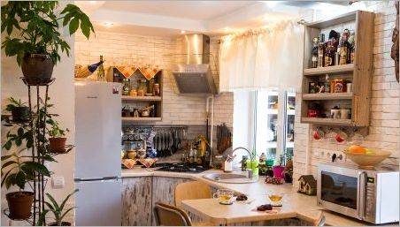 Cum de a dota o bucătărie mică pentru a fi confortabilă și confortabilă?
