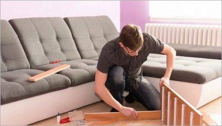 Cum să demontați canapea de colț?