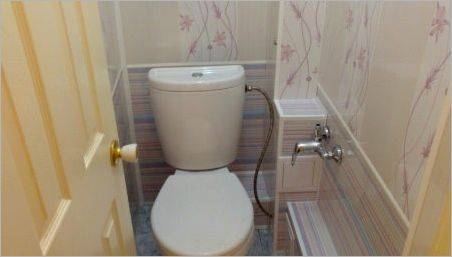 Cum se poate ascunde conducte în toaletă?