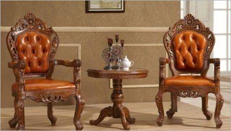Soiuri de scaune sculptate din lemn și sfaturi la alegerea lor
