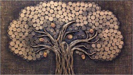 Imagine  copac bani  monedele cu propriile lor mâini