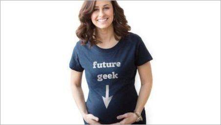 Tricouri cu inscripții pentru femeile însărcinate