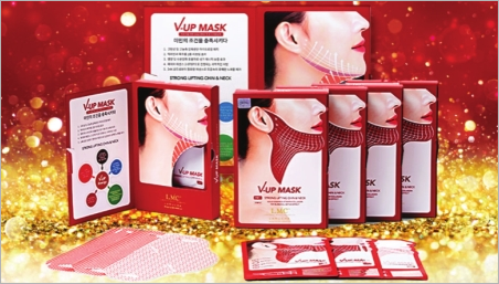 Mască eficientă V-UP pentru ridicarea de urgență facial ovale și de la cea de a doua bărbie marca Lamucha