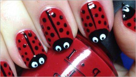 Cum să faci o manichiură frumoasă cu Ladybug pe unghii?