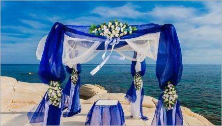 Cum să faci o nuntă în culoarea albastră?