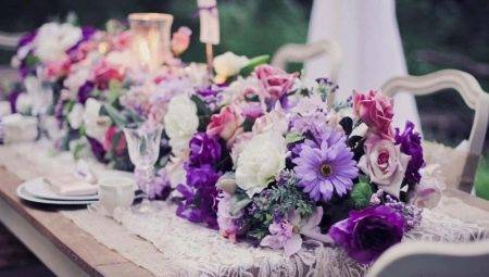 Nunta in culori violet: valoare de culoare și recomandări pentru celebrare