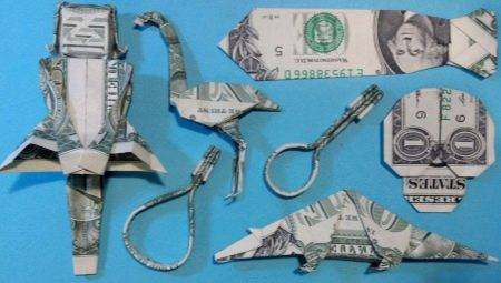Creând origami de la bani