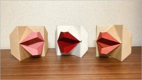 Origami sub forma de buze