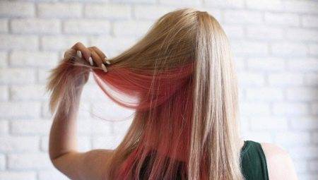 Ascuns de colorare a părului: ceea ce este tehnica de executie