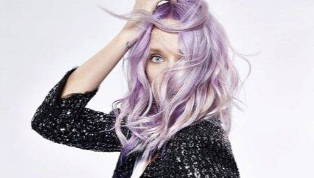 păr de culoare violet deschis: la care se potrivesc și cum de a alege vopseaua?