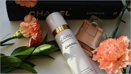 Deodorante Chanel: Instrucțiuni de compoziție și de aplicare