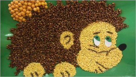 Crafts  Hedgehog  Crupe și semințe